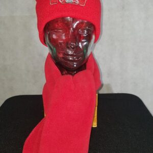 Northwestern Skully Hat and Scarf