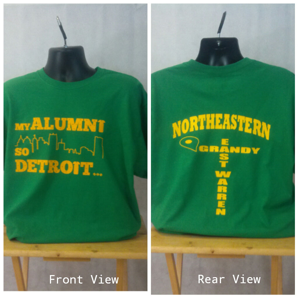 NORTHEASTERN T-Shirt (Streets) – The Alumni Brand – Detroit