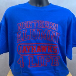 Northern Jayhawks Alumni 4 Life T-Shirt