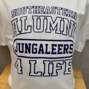 Southeastern Jungaleers Alumni 4 Life T-shirt