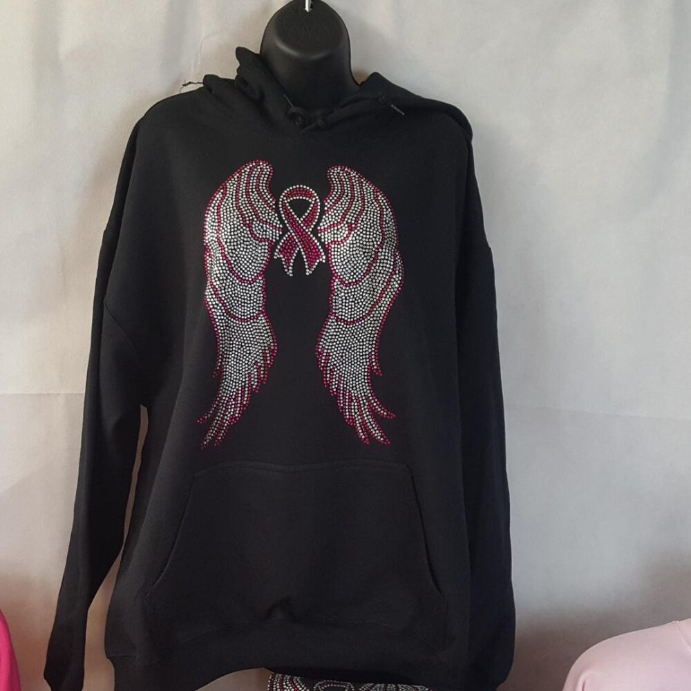 black wings hoodie