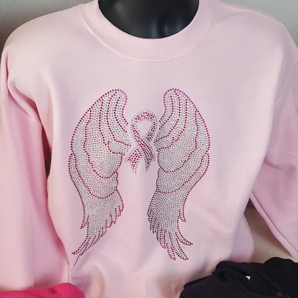 pink wing sweatshirt