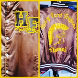 Henry Ford Trojans Heavy Weight Bomber Jacket